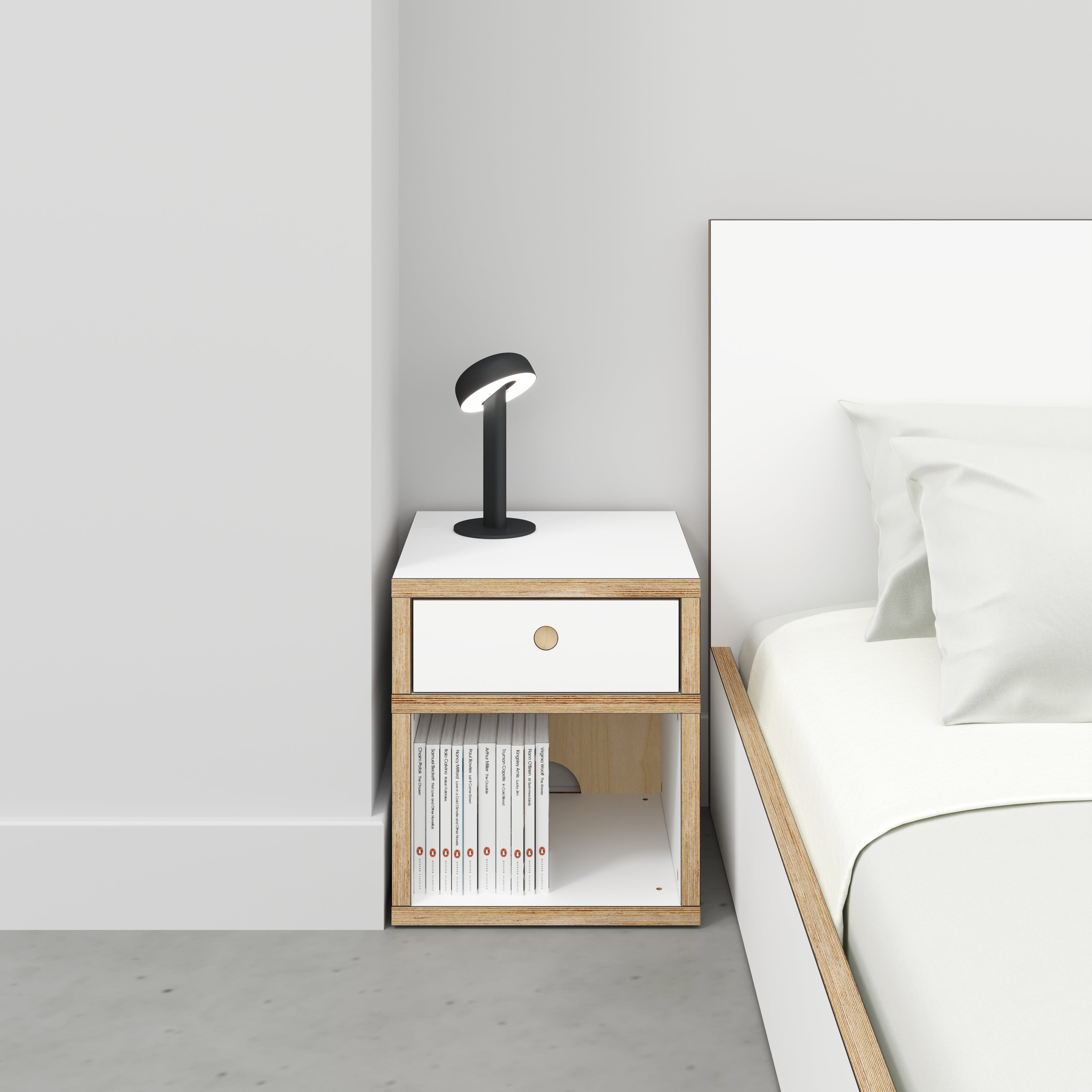 Plywood deals bedside table