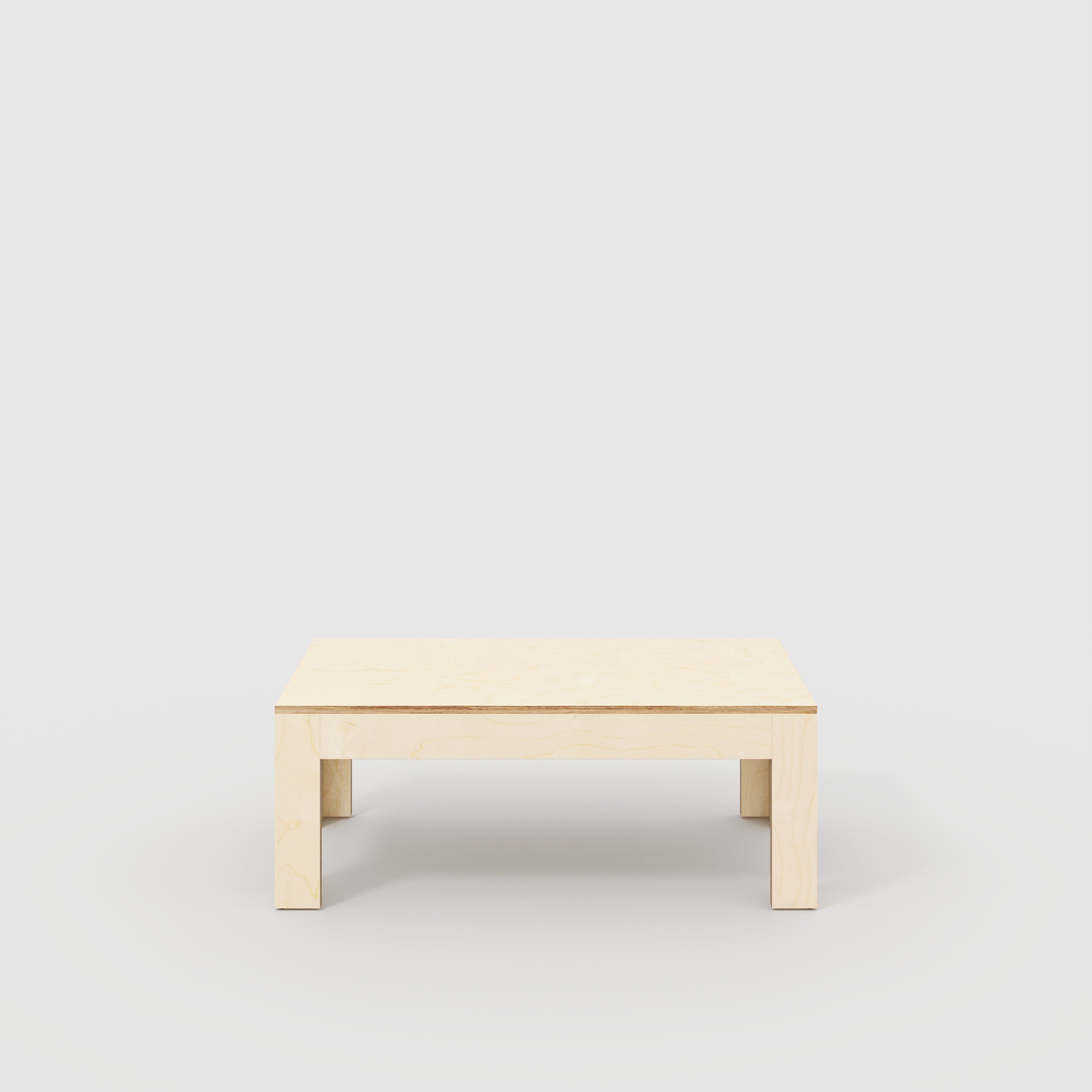 White parsons on sale coffee table