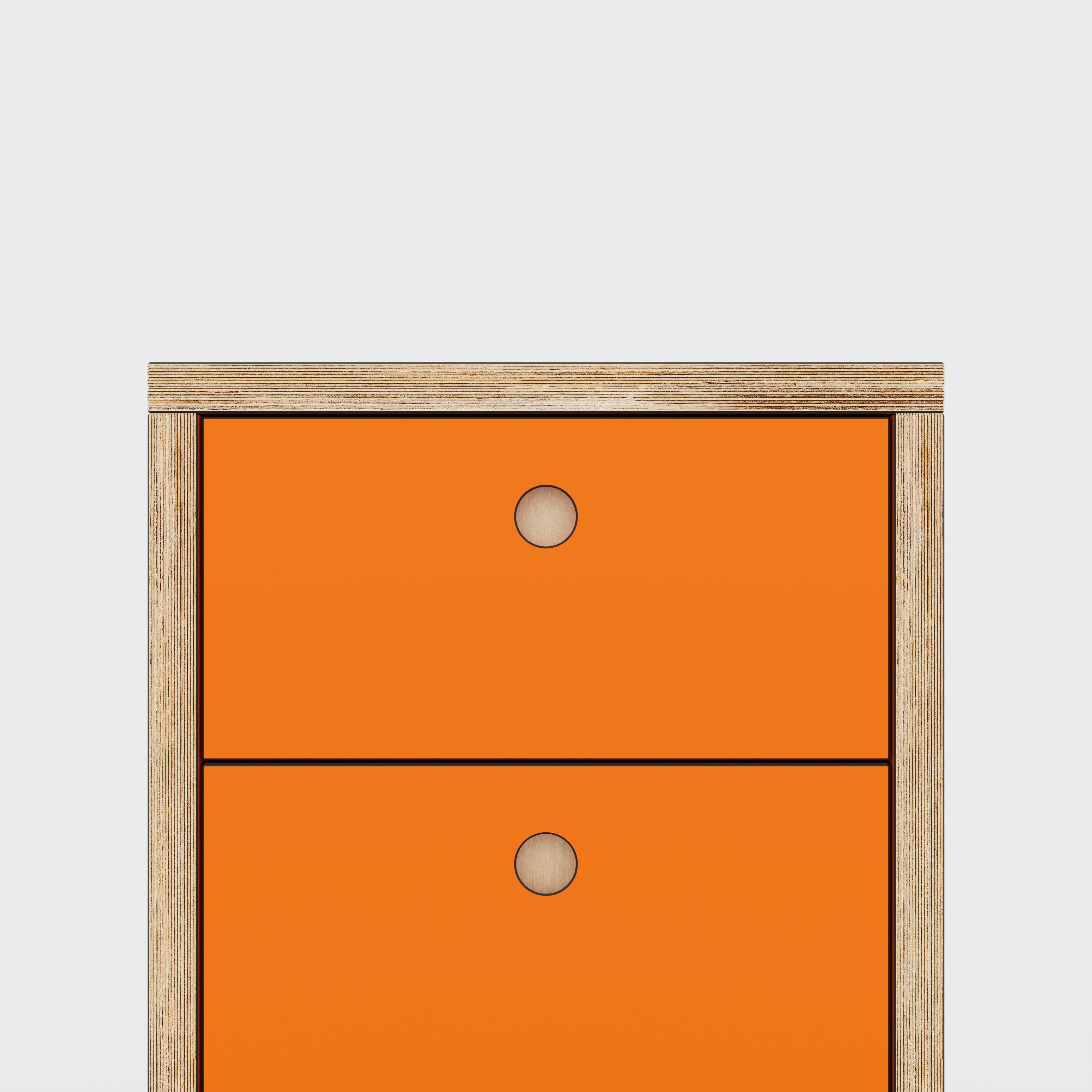 Plywood Drawer Unit - Formica Levante Orange - 400(w) x 400(d) x 450(h)