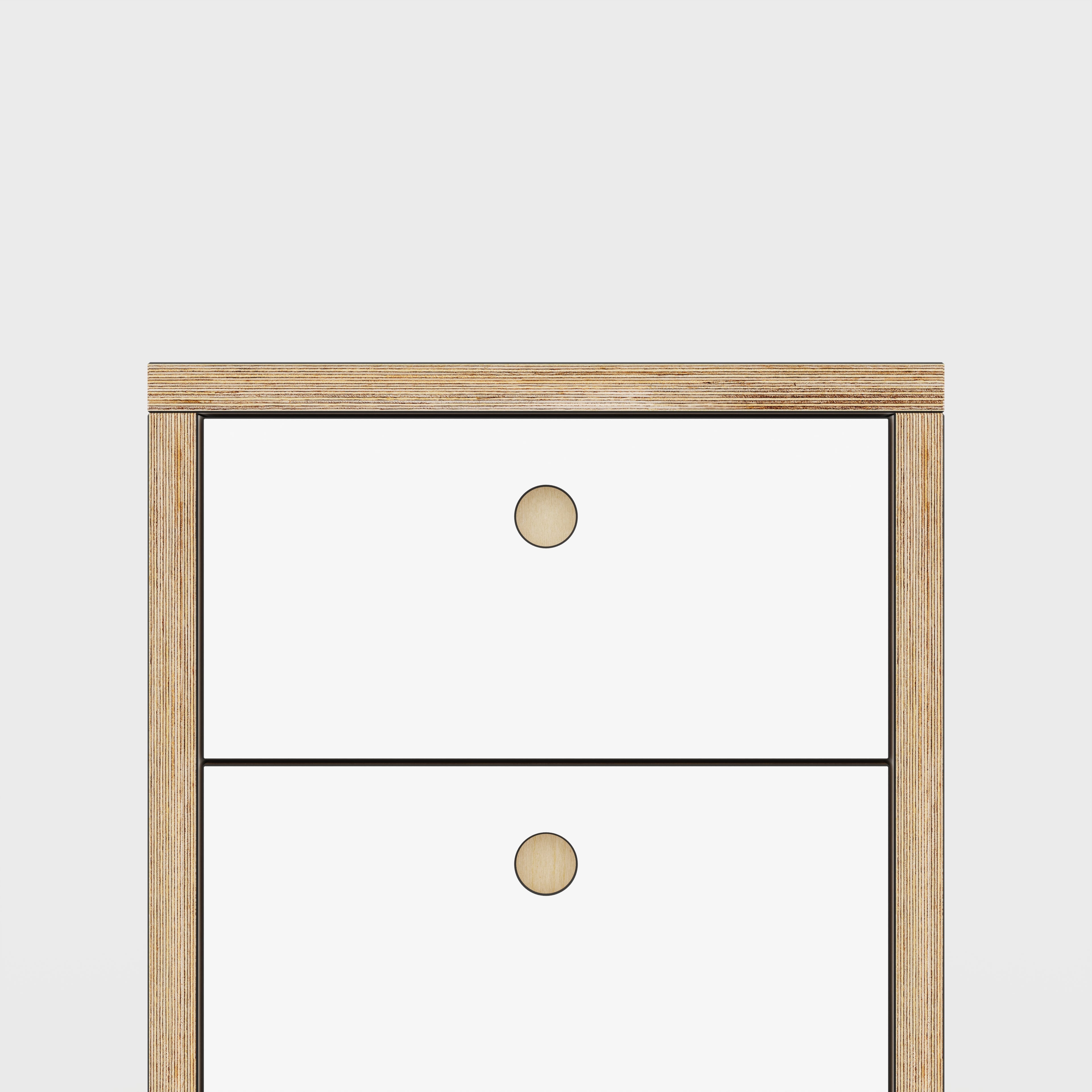 Plywood Drawer Unit - Formica White - 400(w) x 400(d) x 450(h)