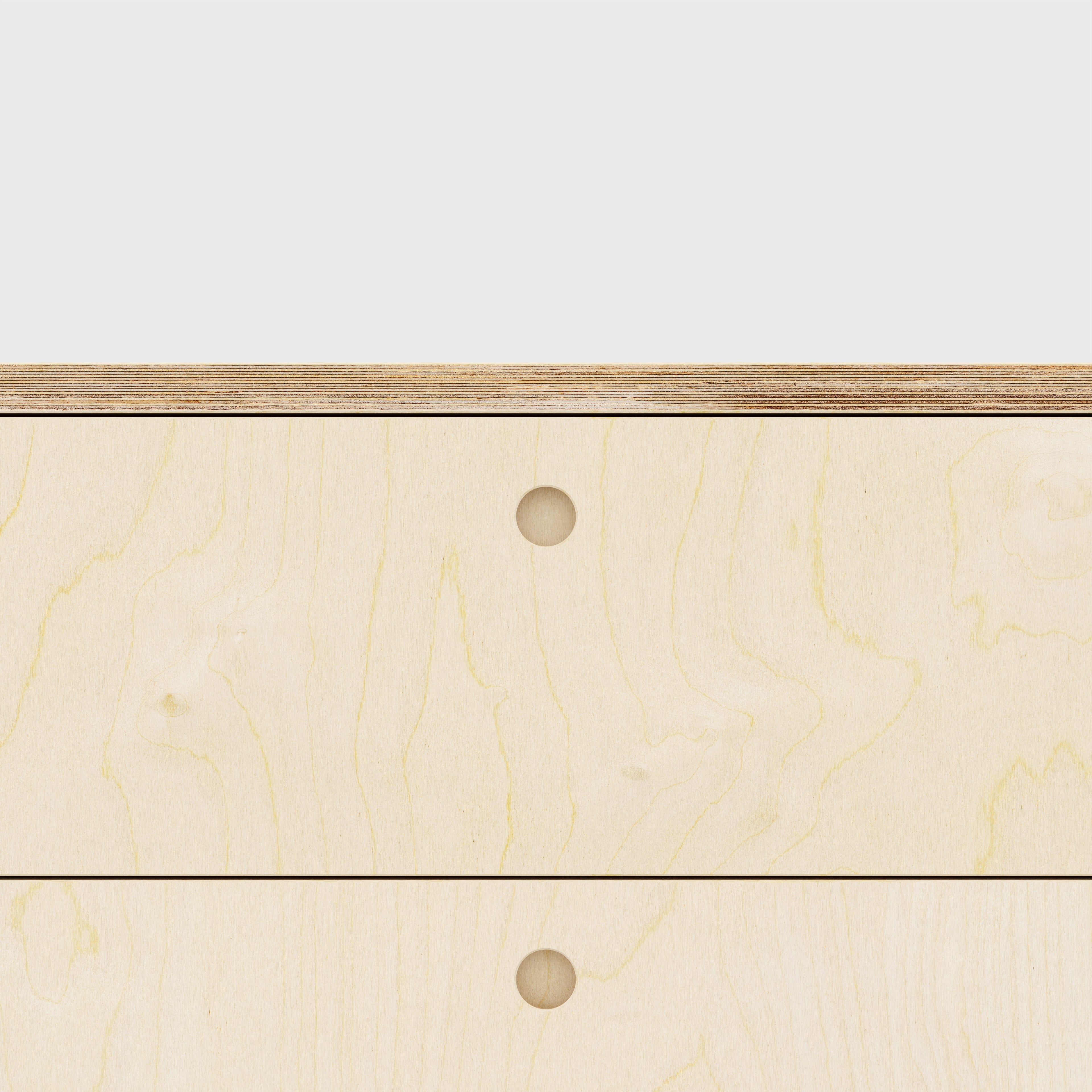 Plywood Drawer Unit - Plywood Birch - 800(w) x 600(d) x 750(h)