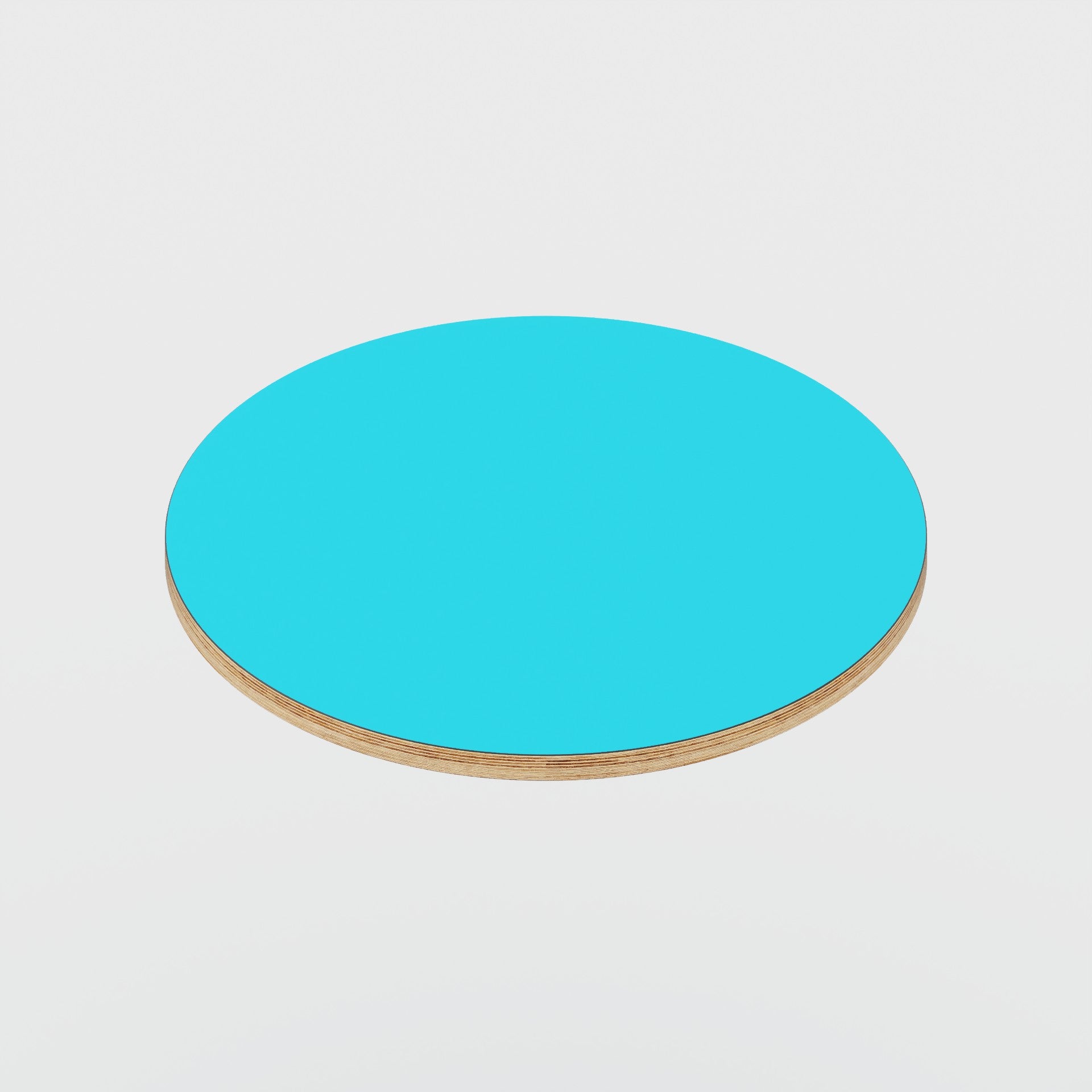 Plywood Round Tabletop - Formica Caribbean - 685(dia) - 24mm