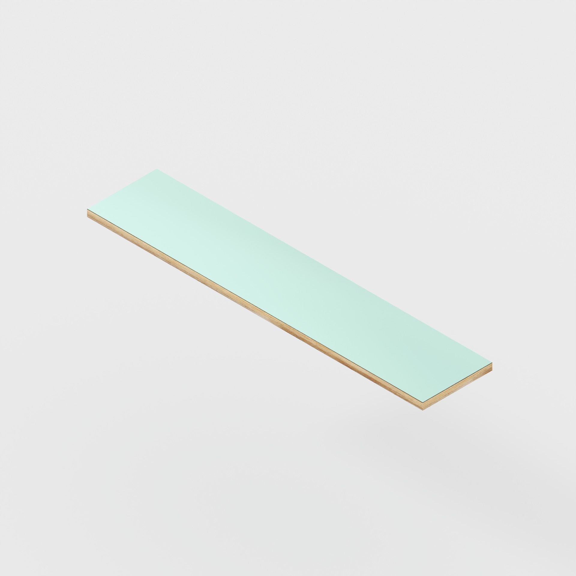 Plywood Shelf - Formica Dusty Jade - 1200(w) x 250(d) - 24mm