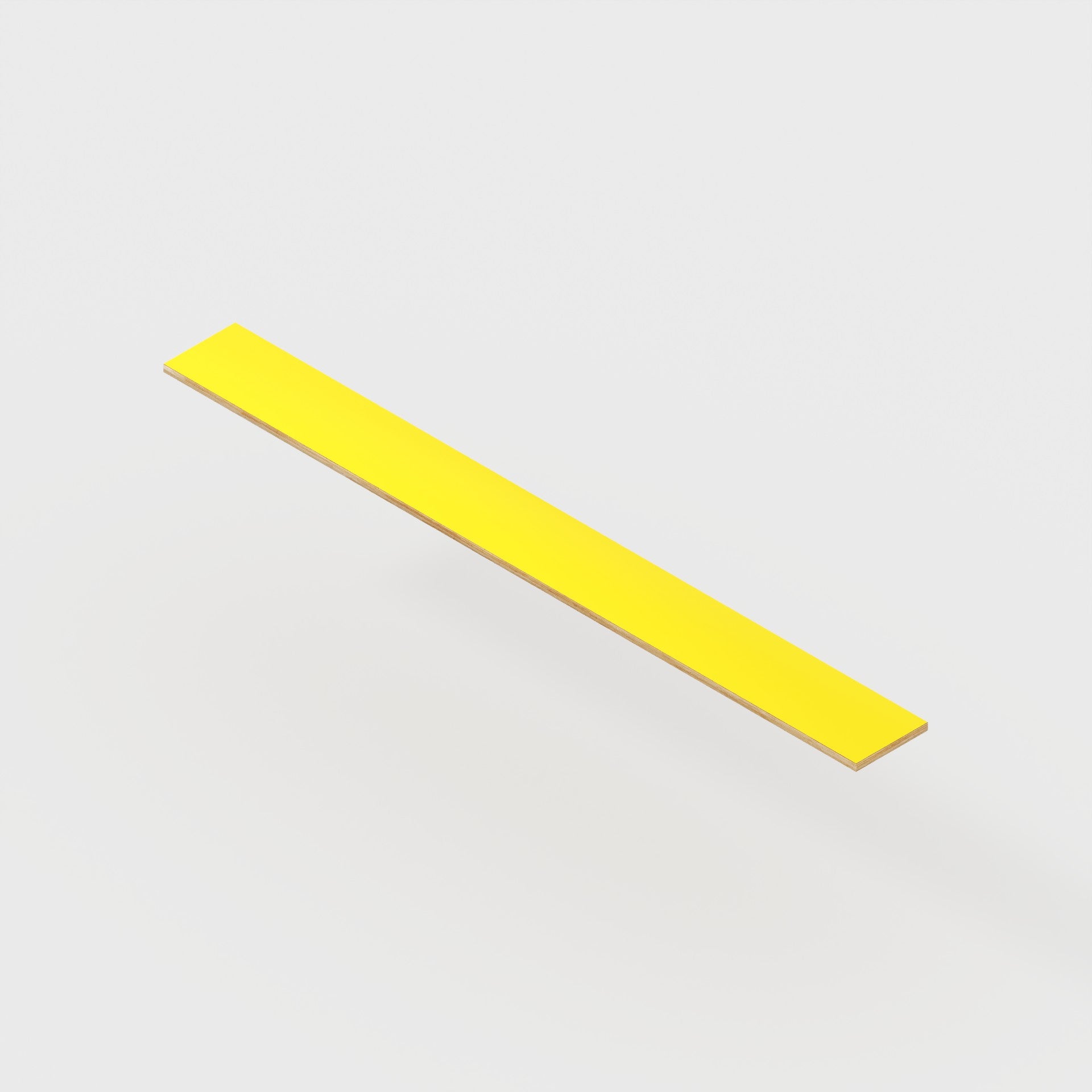 Plywood Shelf - Formica Chrome Yellow - 2400(w) x 250(d) - 24mm