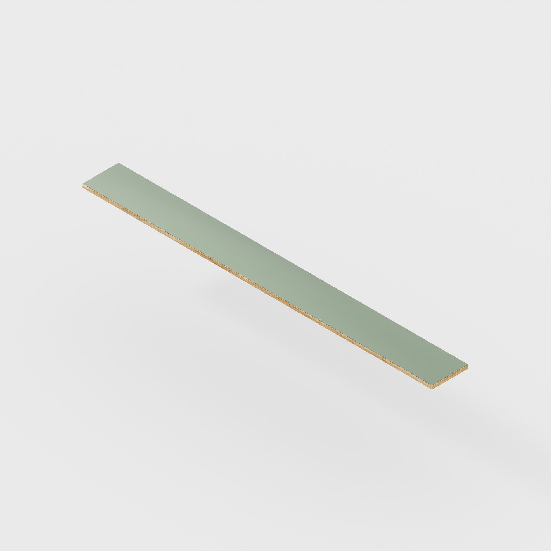 Plywood Shelf - Formica Green Slate - 2400(w) x 250(d) - 24mm