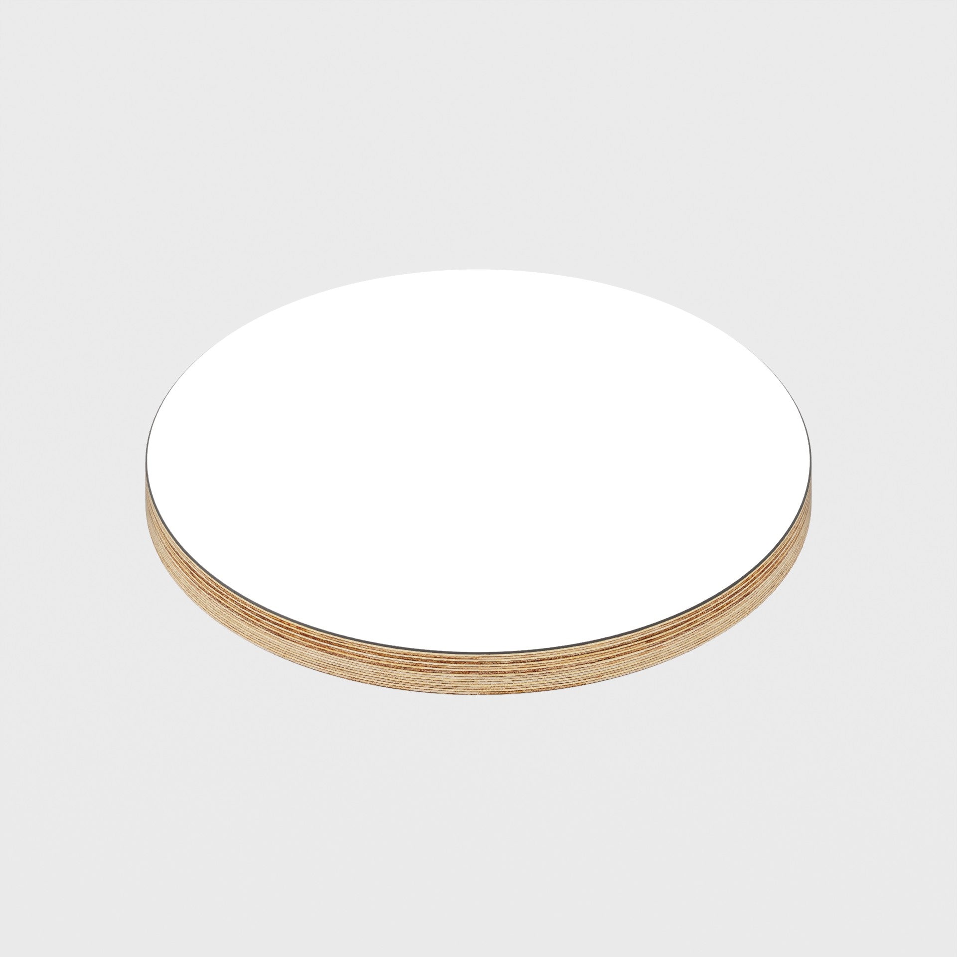 Plywood Stooltop - Fenix Bianco Male - 320mm(d) - 24mm