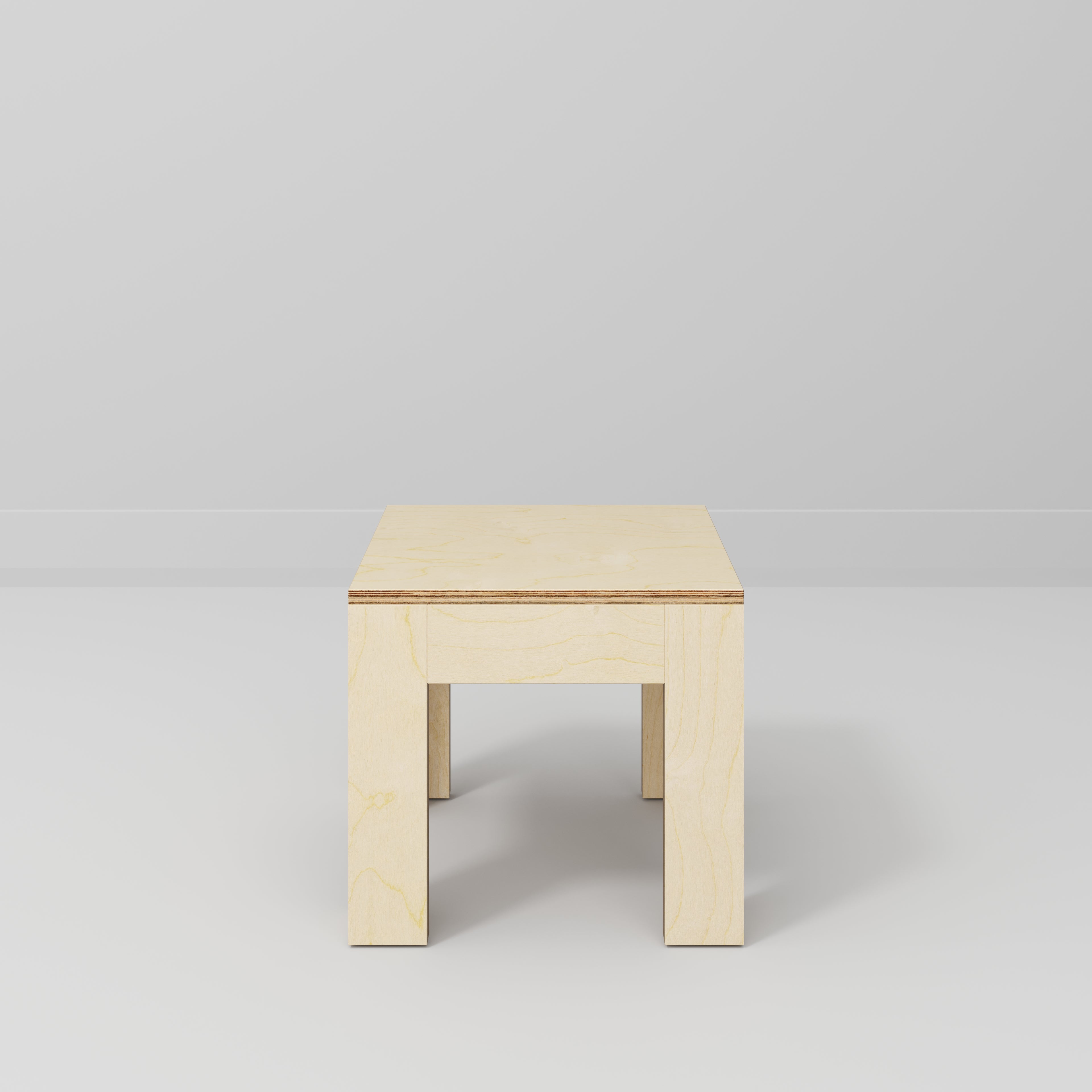 Plywood end deals table