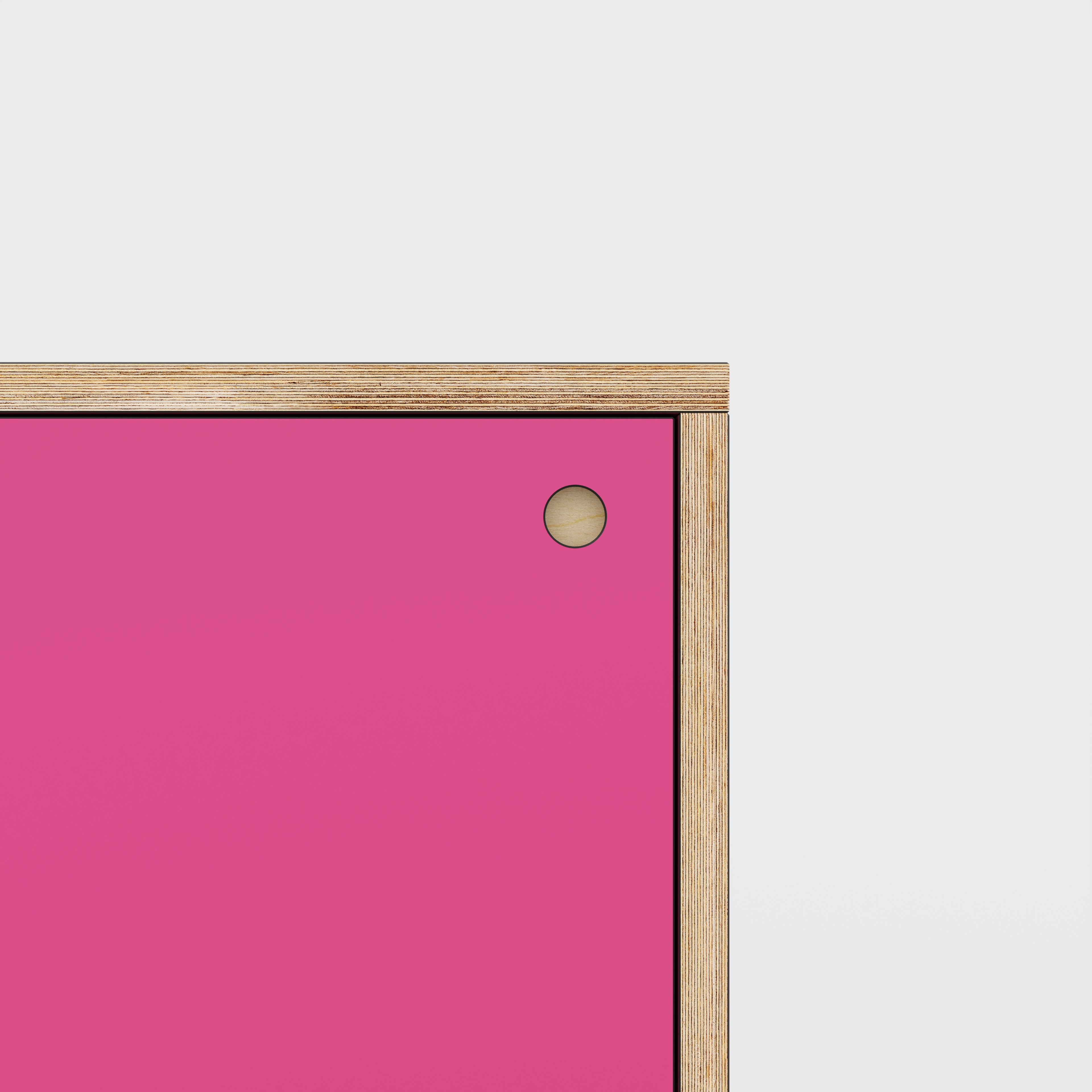 Plywood Storage with Doors - Formica Juicy Pink - 600(w) x 600(d) x 750(h)