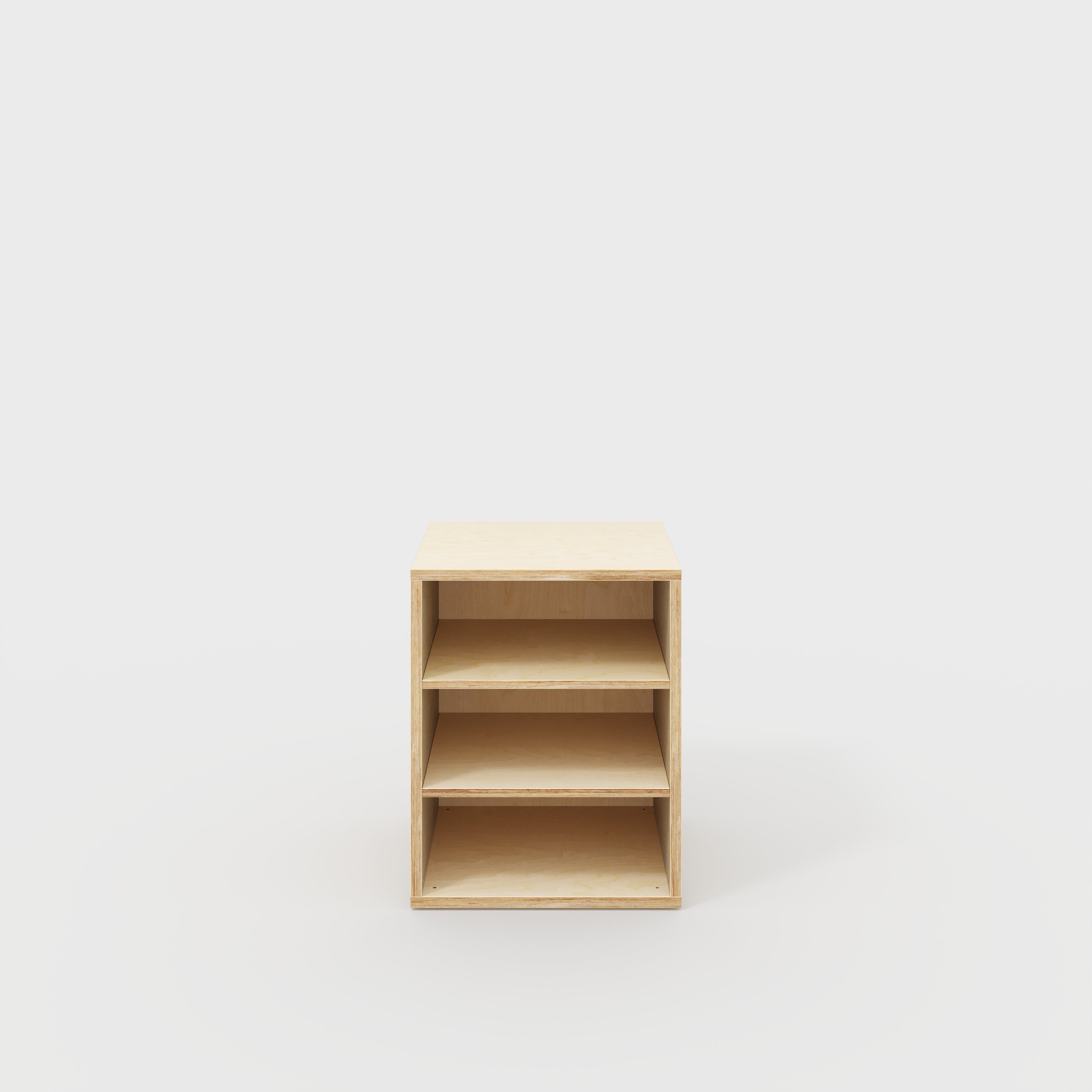 Plywood Storage with Shelves - Plywood Birch - 600(w) x 600(d) x 750(h)