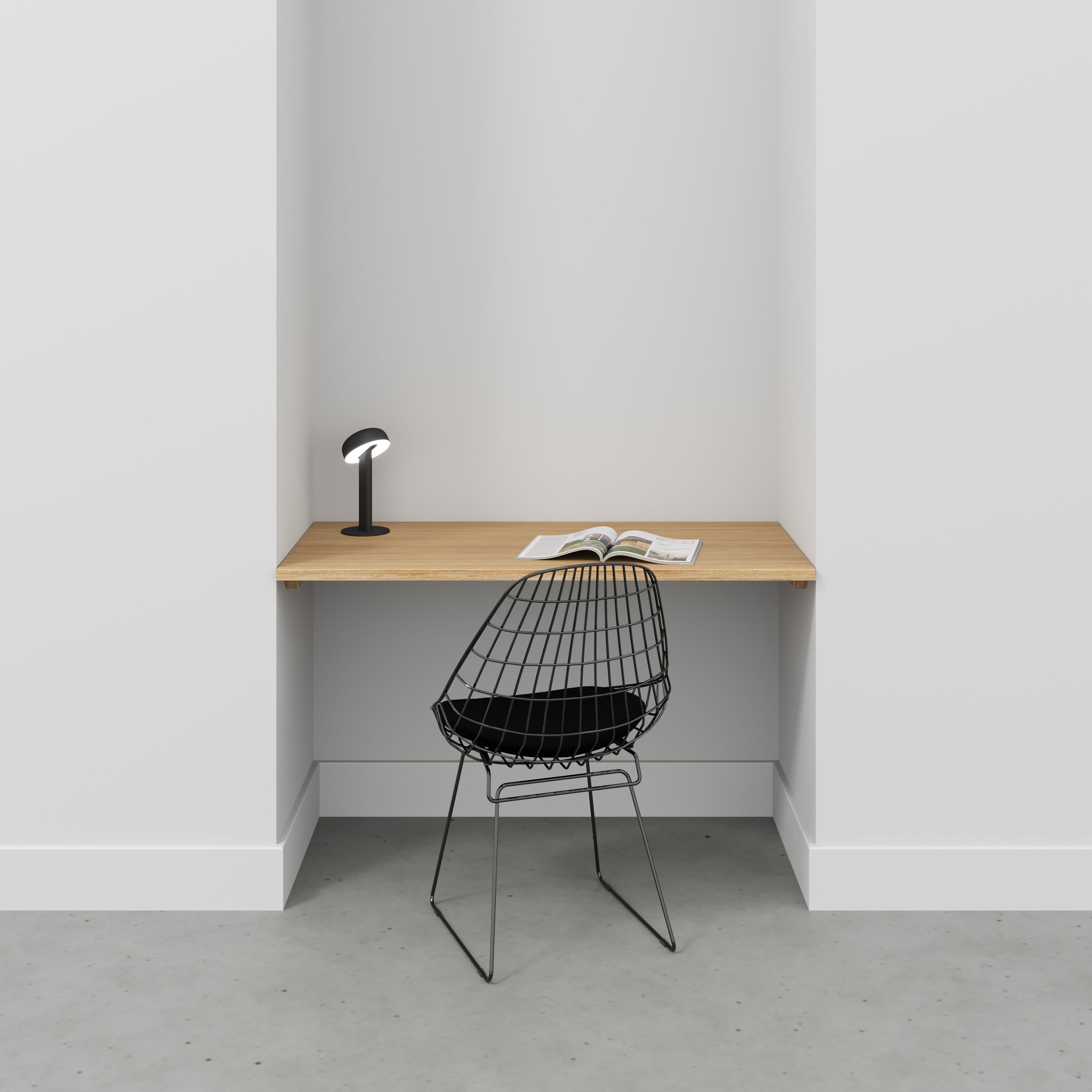 Batten wall online mounted desk